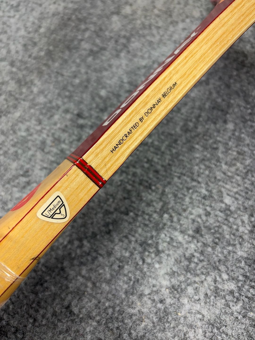 Donnay Scorer Size L/Medium 5 Wooden Tennis Racquet new old stock,never played 5
