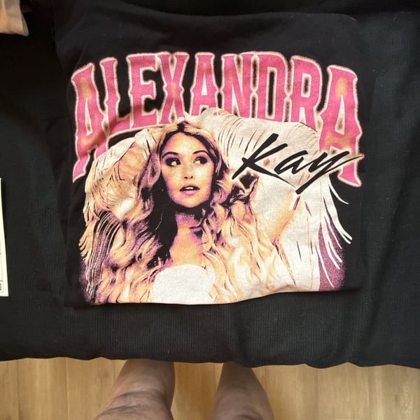 Alexandra Kay Tour T-Shirt Black Graphic Print
