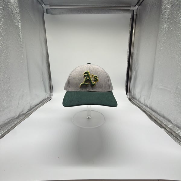 New Era Oakland Athletics 9FORTY Adjustable Hat Grey Green