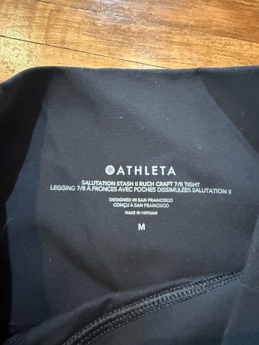 Athleta Salutation Stash II Ruch Craft 7/8 Tight Size M (n1) 4