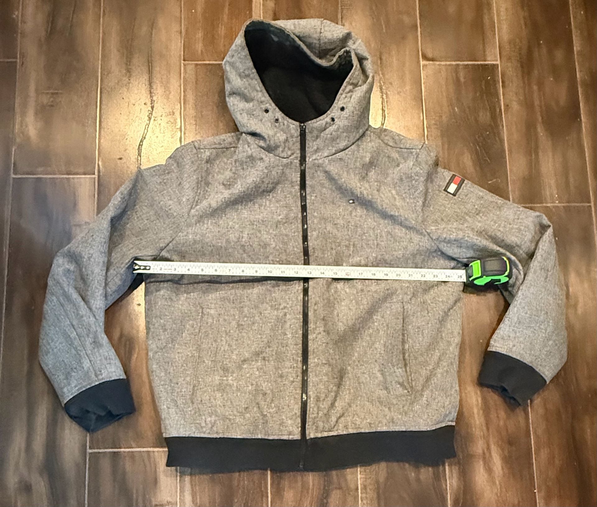 Tommy Hilfiger Softshell Hooded Jacket Gray 10