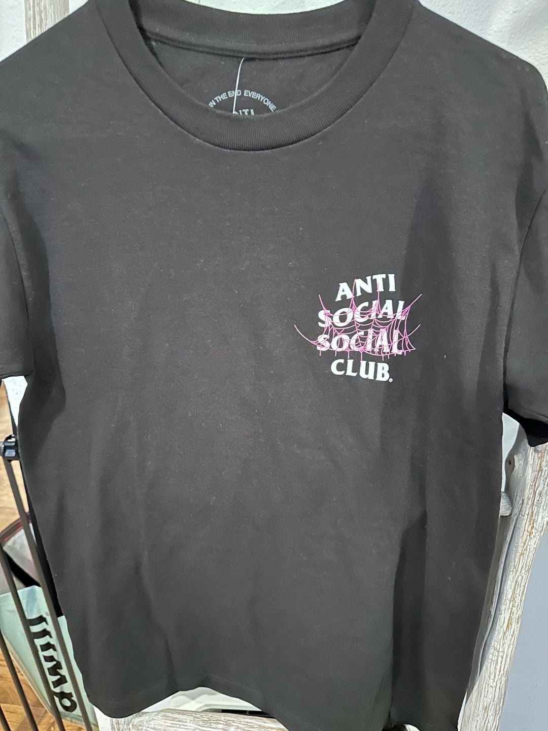 Anti Social Social Club Web Of Lies Tee Size S Black 2