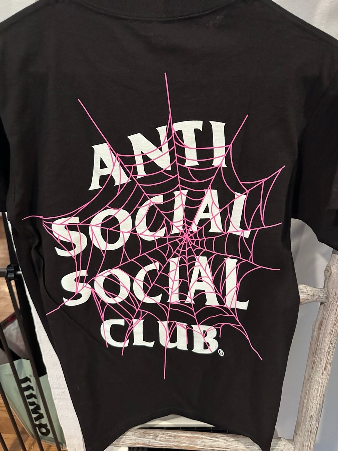 Anti Social Social Club Web Of Lies Tee Size S Black 4