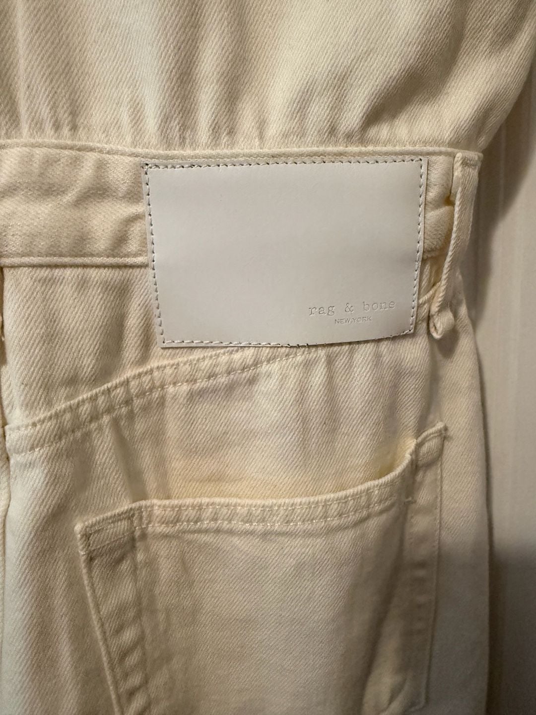 NWT Rag & Bone All In One Off White Denim Shirt Dress Size XS 9