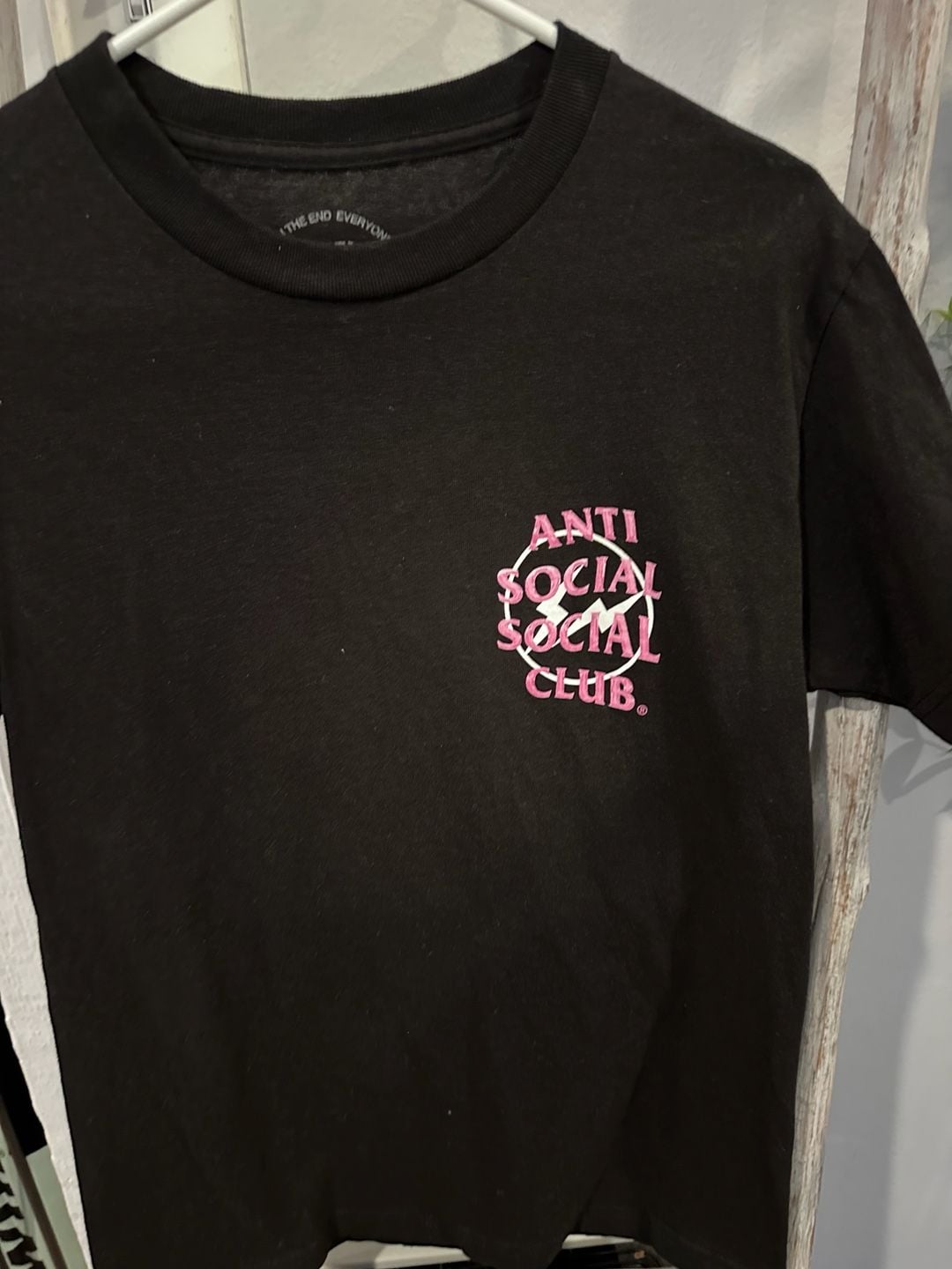 Anti Social Social Club X Fragment Precious Petals Size S Black Tee 1