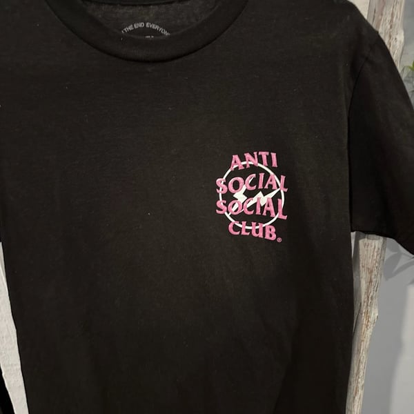 Anti Social Social Club X Fragment Precious Petals Size S Black Tee