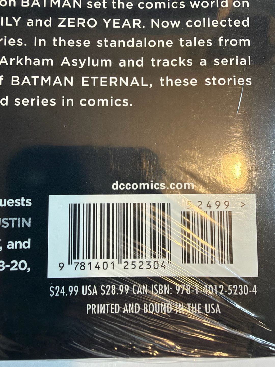 DC Comics Batman Volume 6 Graveyard Shift Hardcover Book 3