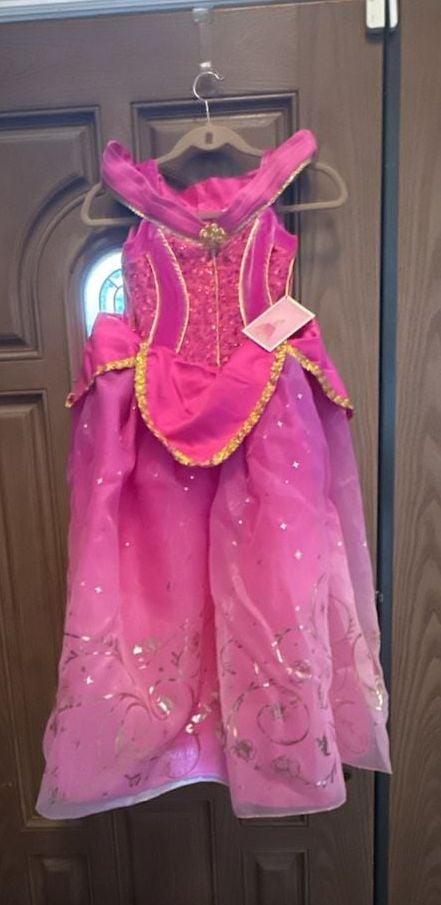 Disney Store Princess Designer Collection Aurora Costume Dress Pink 2