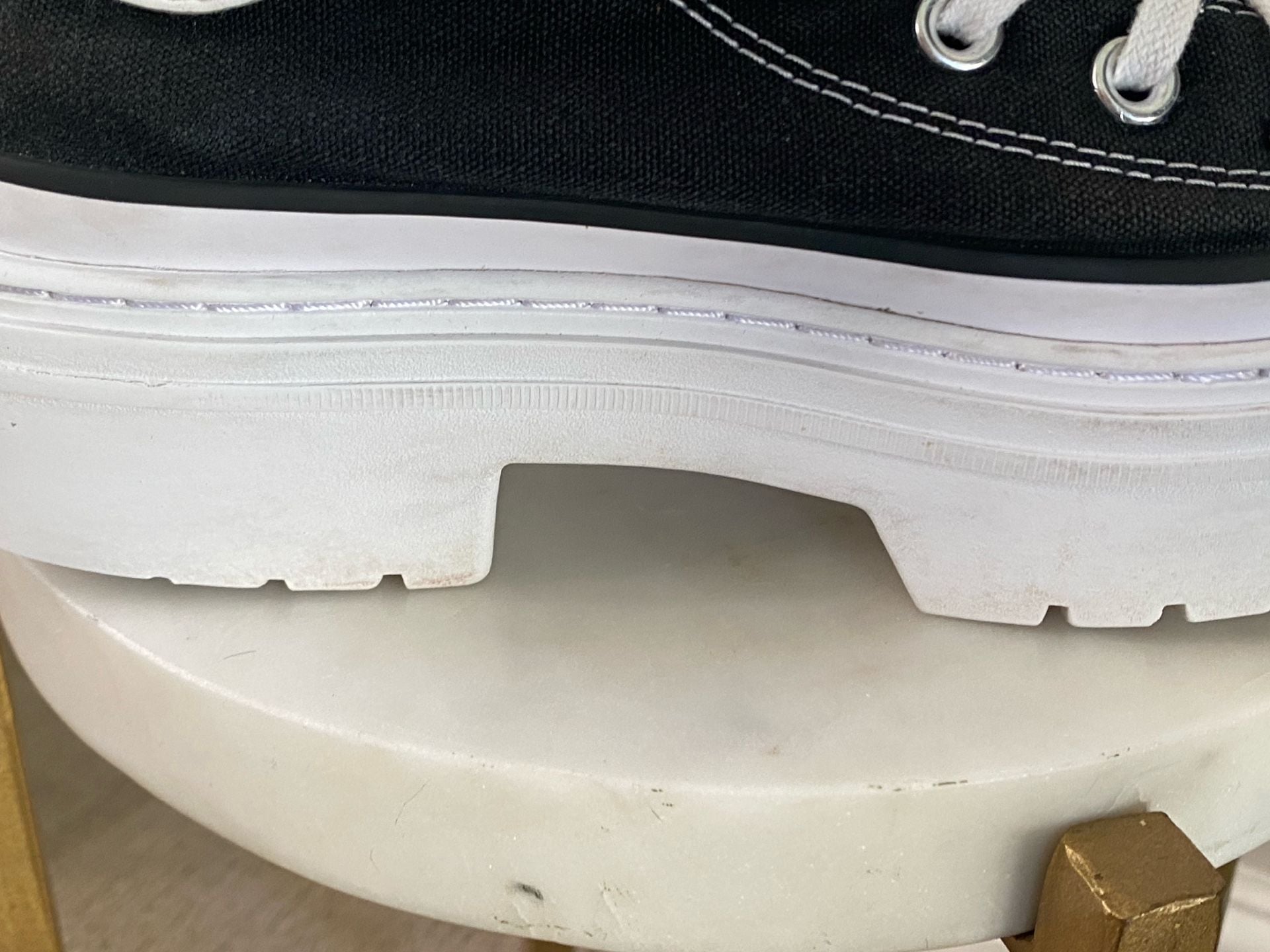 Converse Chuck Taylor All Star Lugged Heel Platform Black White 10