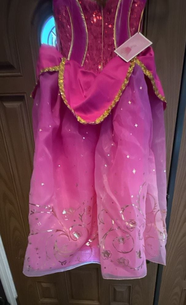 Disney Store Princess Designer Collection Aurora Costume Dress Pink 5