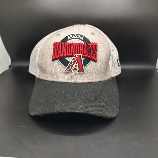 Men's Arizona Diamondbacks New Era Black Contest 9seventy Adjustable Trucker Hat