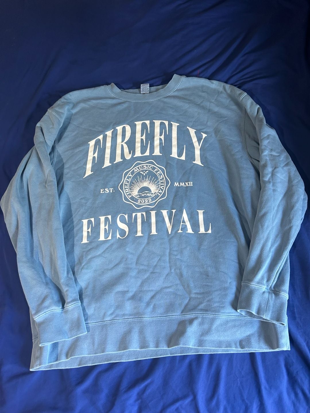 Firefly Festival 2022 Lineup Graphic T-Shirt Blue XL My Chemical Romance 4