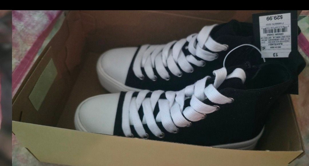 Art Class Blakely High-Top Sneakers Size 13 Black 1