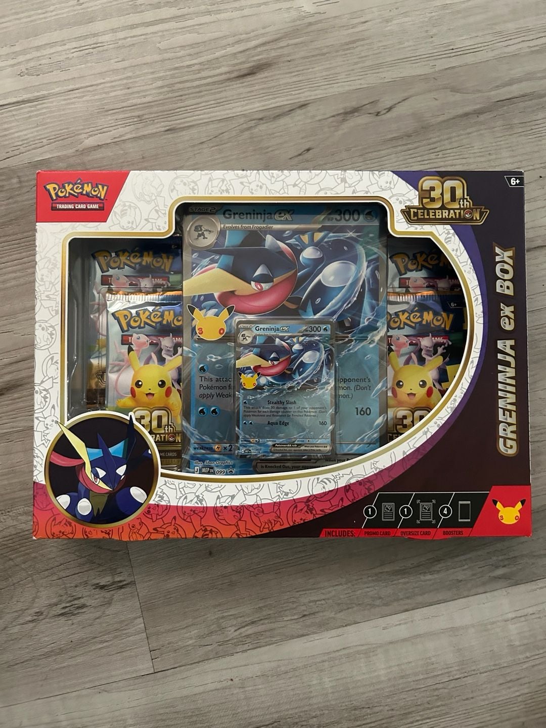 Pokemon TCG 30th Celebration Greninja ex Box Trading Card Game 1