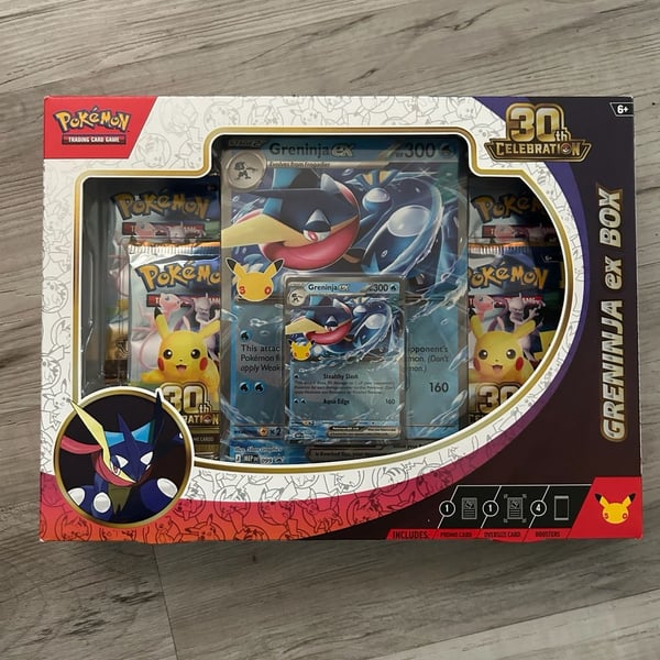 Pokemon TCG 30th Celebration Greninja ex Box Trading Card Game