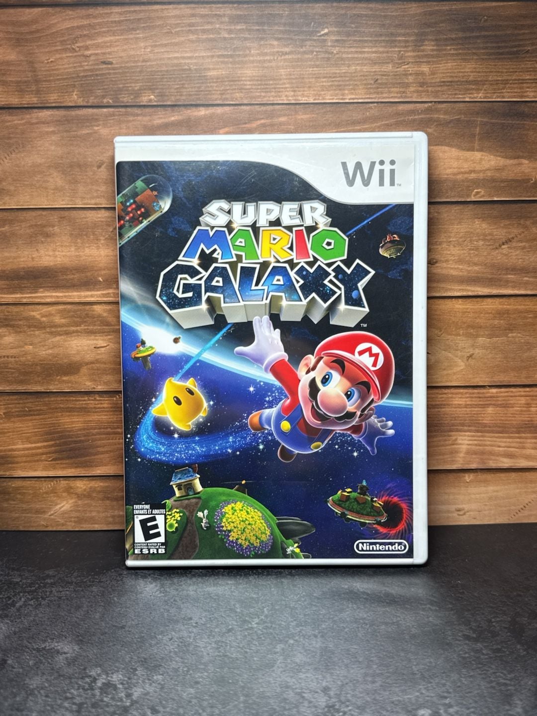 Nintendo Super Mario Galaxy Wii Video Game CIB 1