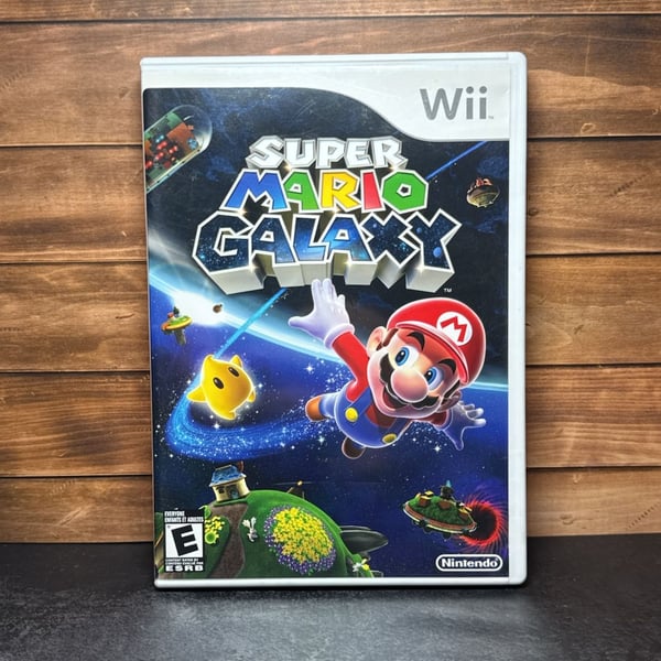 Nintendo Super Mario Galaxy Wii Video Game CIB