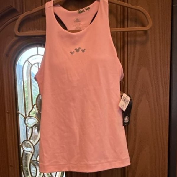 Disney Parks Tank Top Size XS Pink Racerback Athletic Shirt