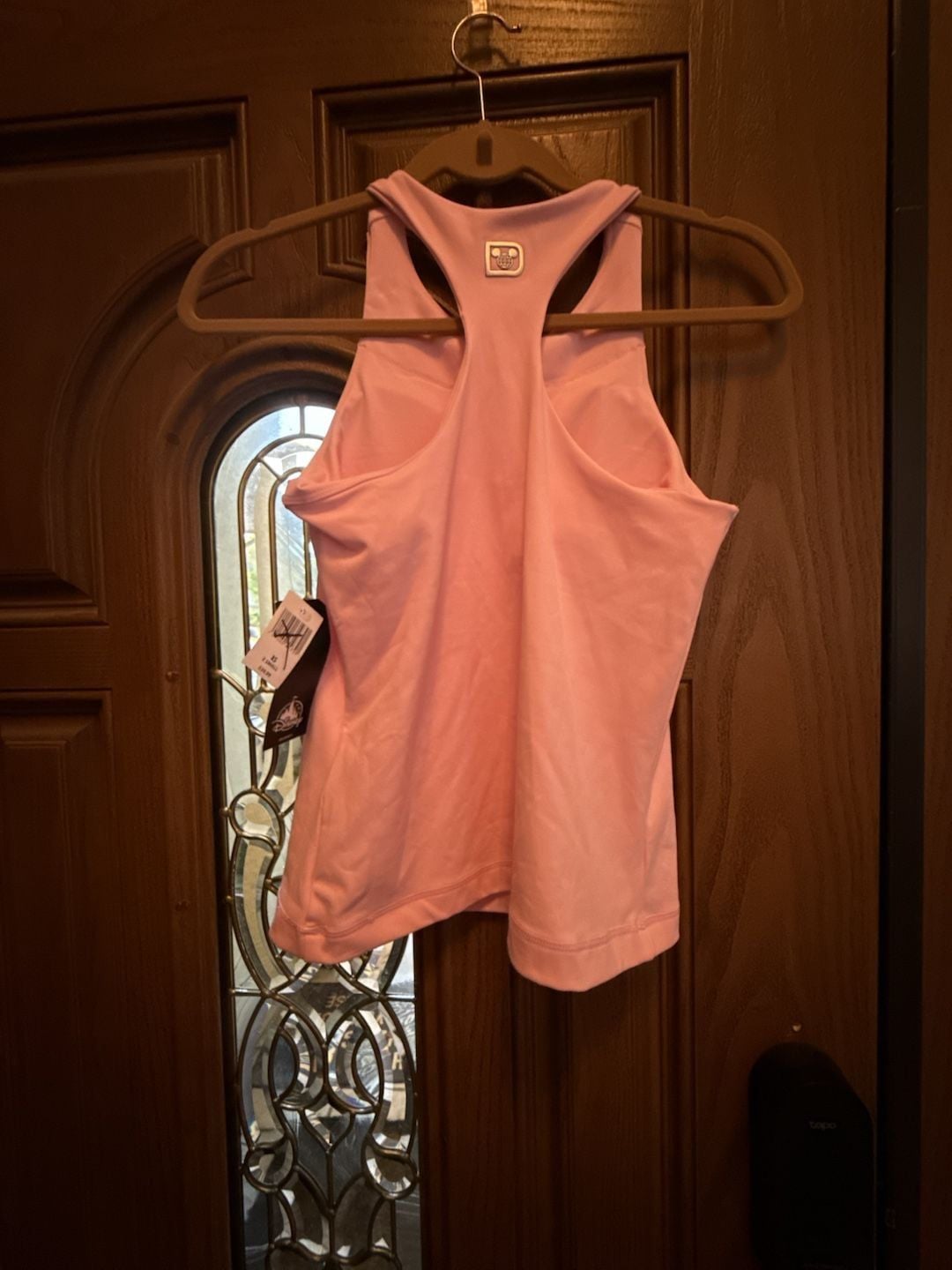Disney Parks Tank Top Size XS Pink Racerback Athletic Shirt 3