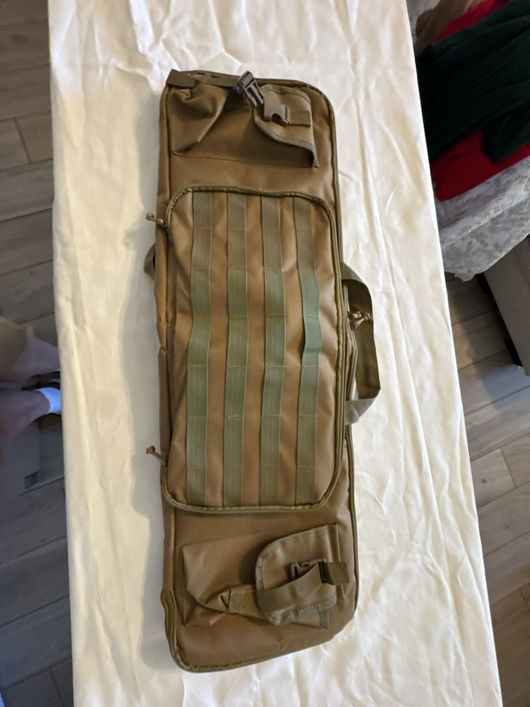 Tactical Rifle Case Soft Gun Bag Padded Coyote Tan 3