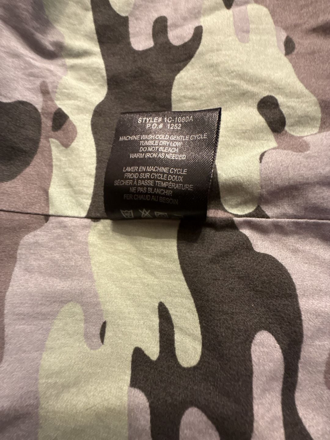 Members Only Jacket Yellow Navy Camo Hooded Coat 3
