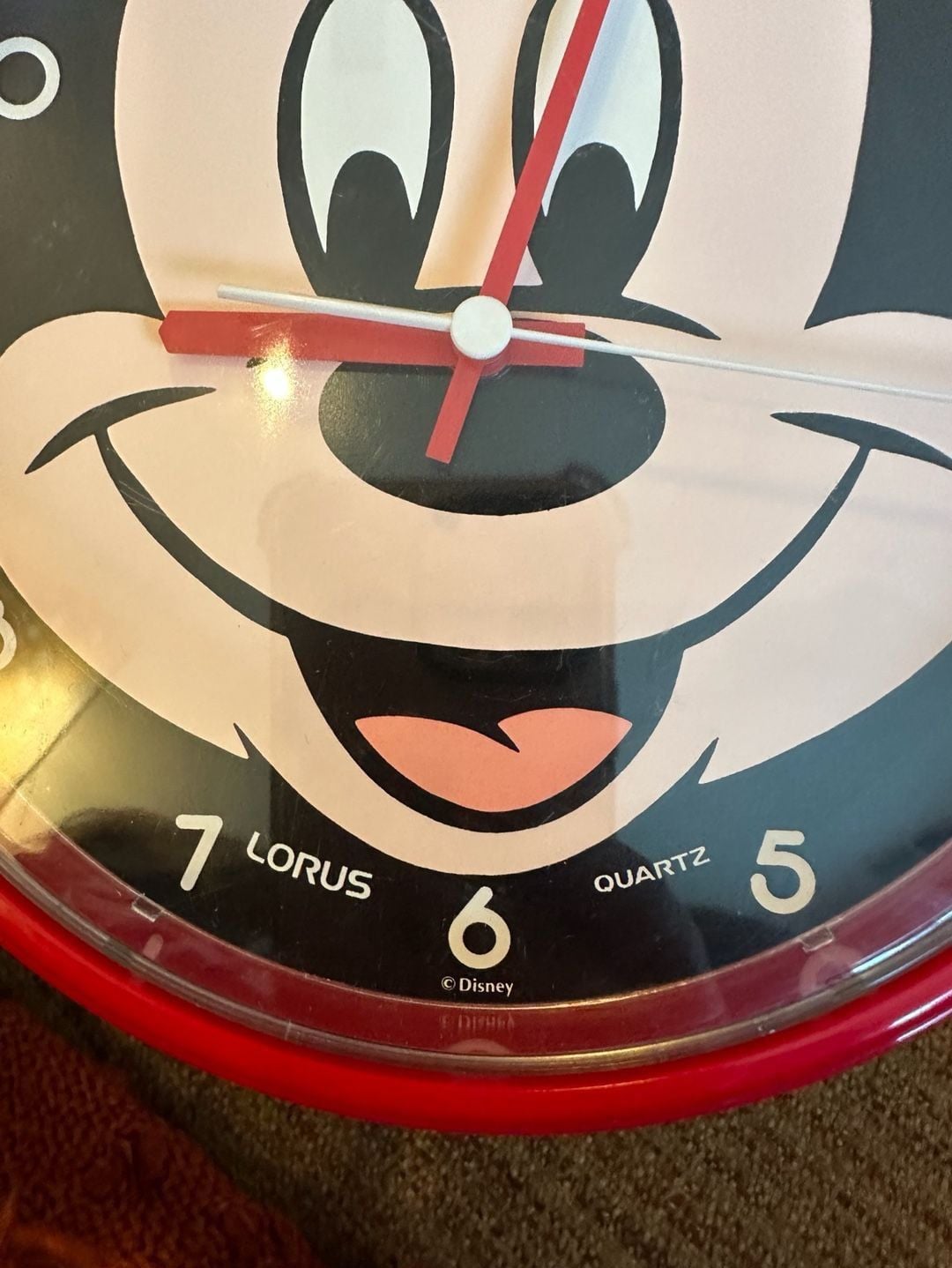 Lorus Disney Mickey Mouse Quartz Wall Clock 4