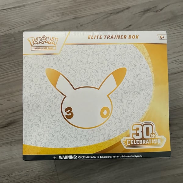 Pokemon Trading Card Game 30th Celebration Elite Trainer Box Sealed