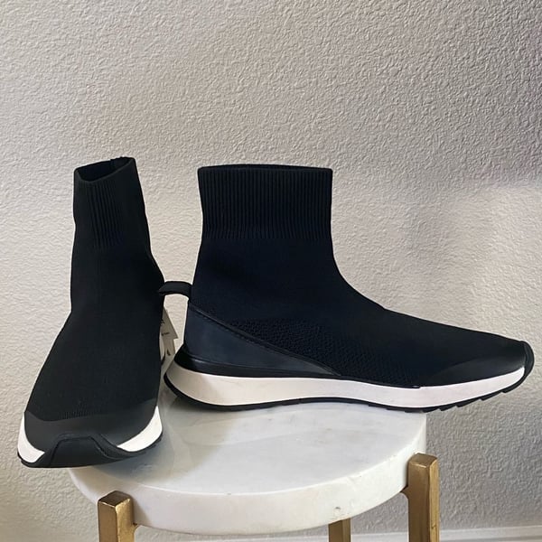 Zara Starfit Technical Insole Foam Sock Sneaker Black