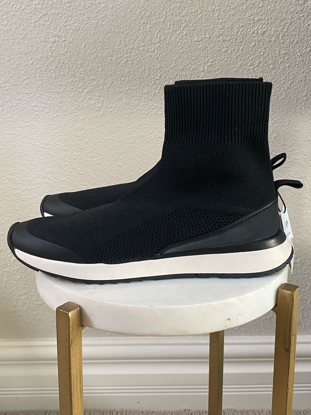 Zara Starfit Technical Insole Foam Sock Sneaker Black 7
