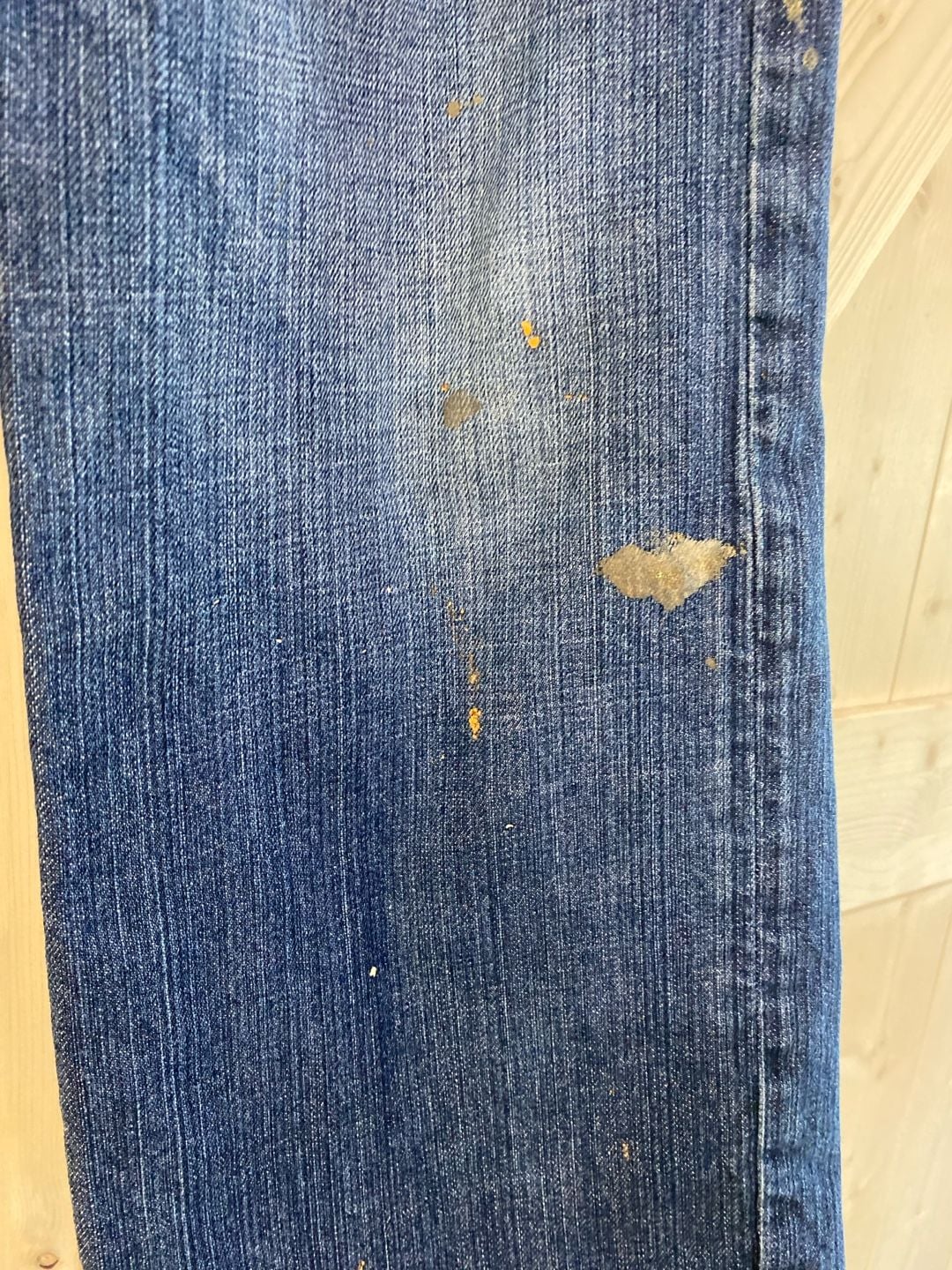Lucky Brand Distressed Denim Jeans Blue Wash 32 x 30 4