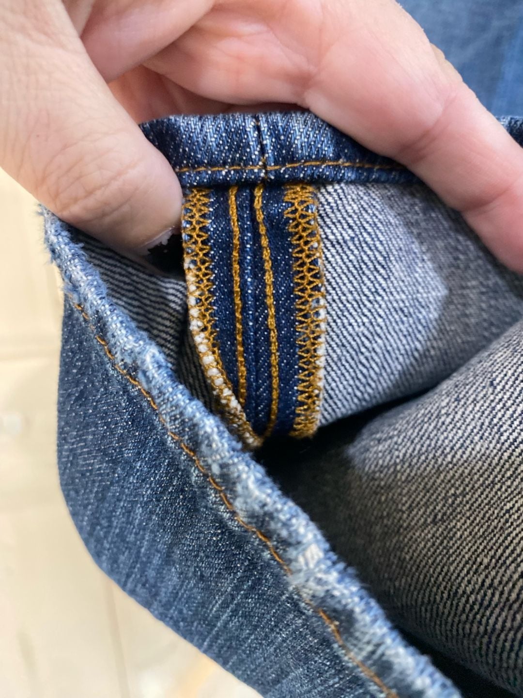 Lucky Brand Distressed Denim Jeans Blue Wash 32 x 30 6