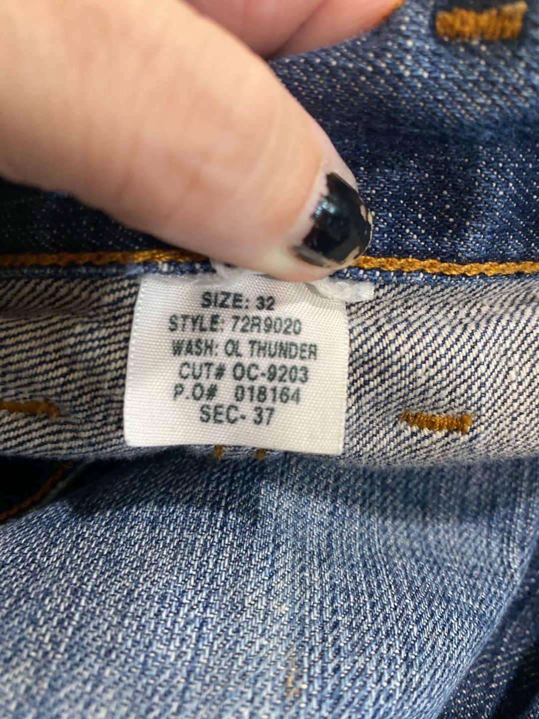 Lucky Brand Distressed Denim Jeans Blue Wash 32 x 30 13