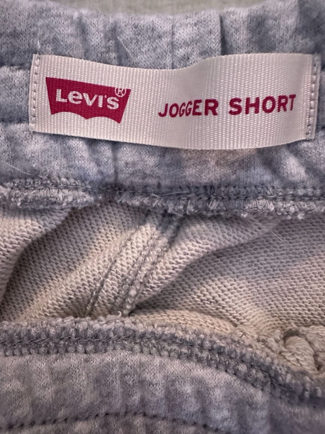 Levi's Jogger Short Size 10-12 Yrs Grey Cotton Blend Side Stripe 4