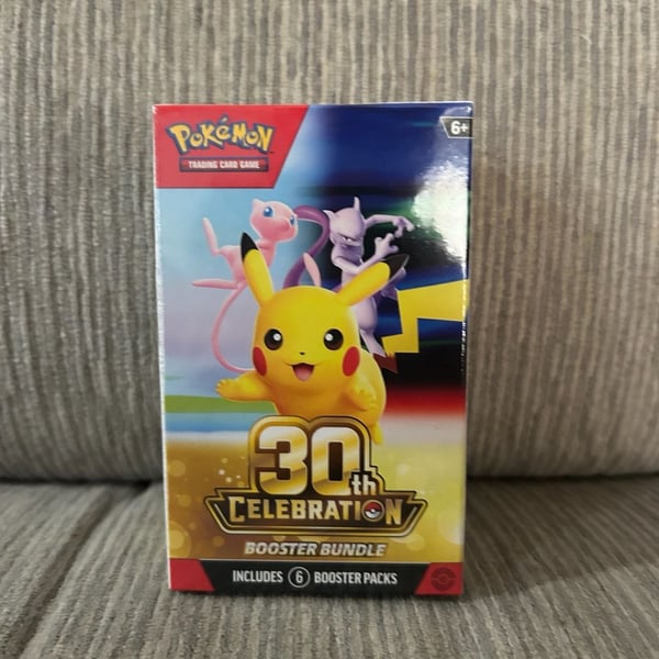 A Pokemon 30th Celebration Booster Bundle Sealed Trading Card Game Box