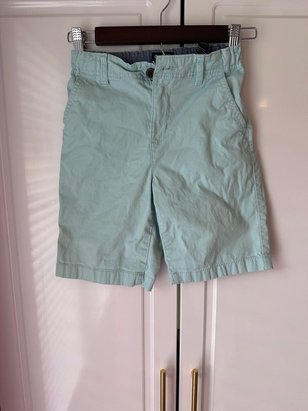 OshKosh B'gosh Chino Shorts Size 8/8A Mint Green Casual 2