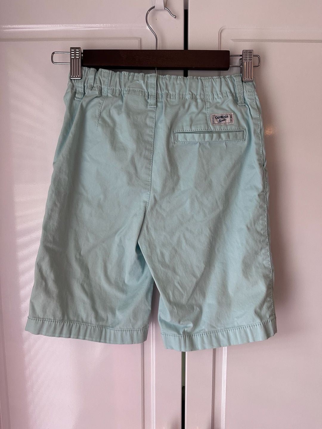 OshKosh B'gosh Chino Shorts Size 8/8A Mint Green Casual 3