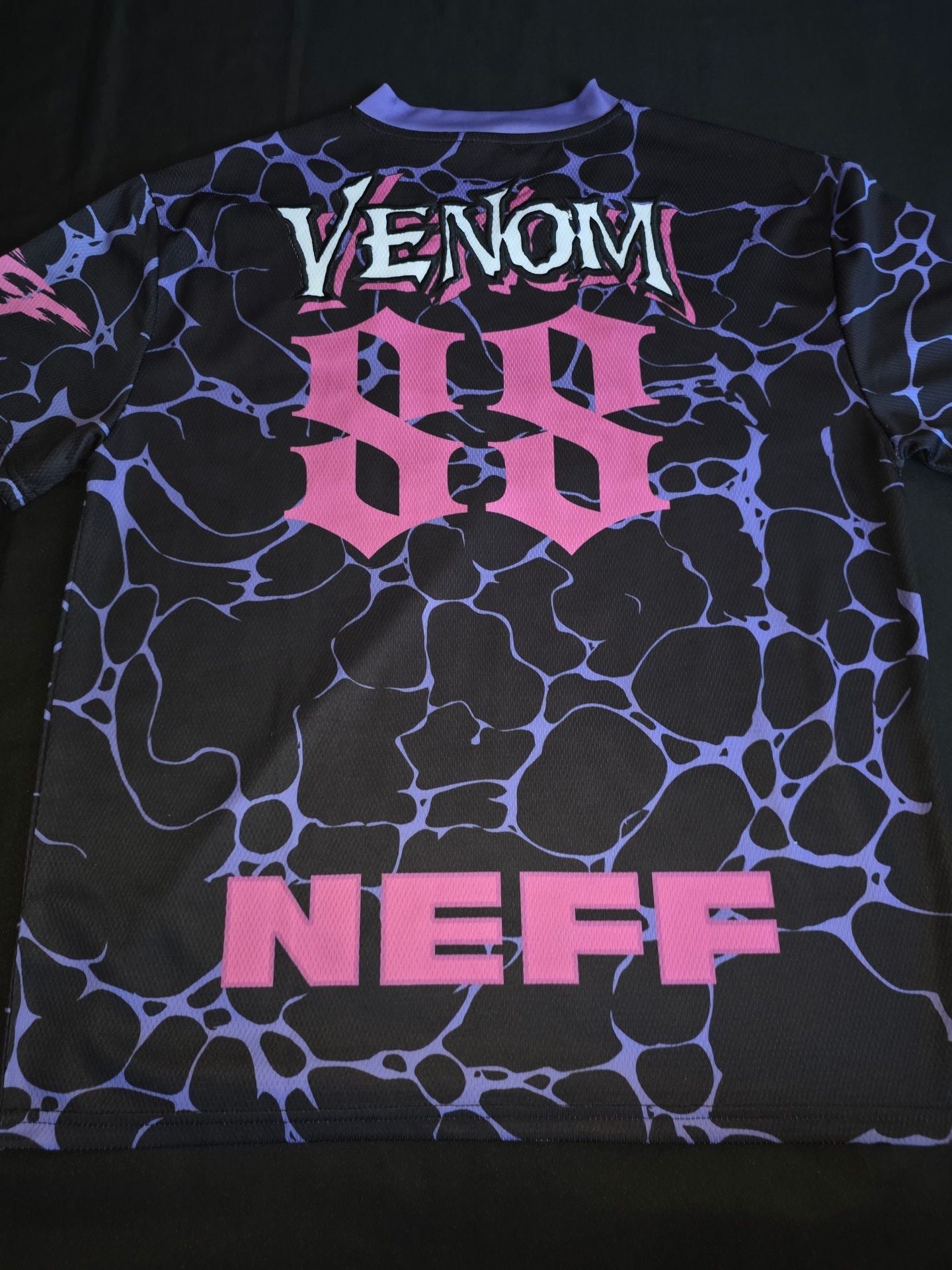Marvel Neff Venom and spider man soccor shirts both Size Medium 4