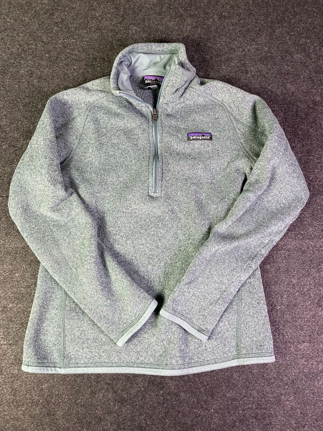 Patagonia Better Sweater 1/4 Zip Size S Gray Fleece Pullover 2