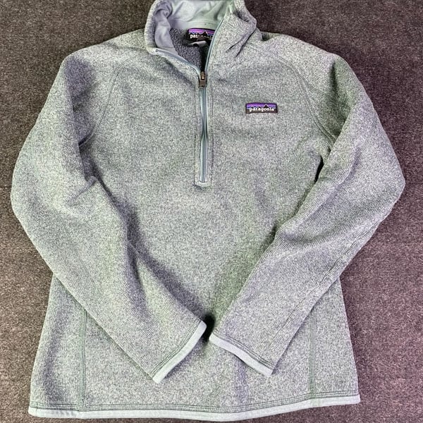 Patagonia Better Sweater 1/4 Zip Size S Gray Fleece Pullover