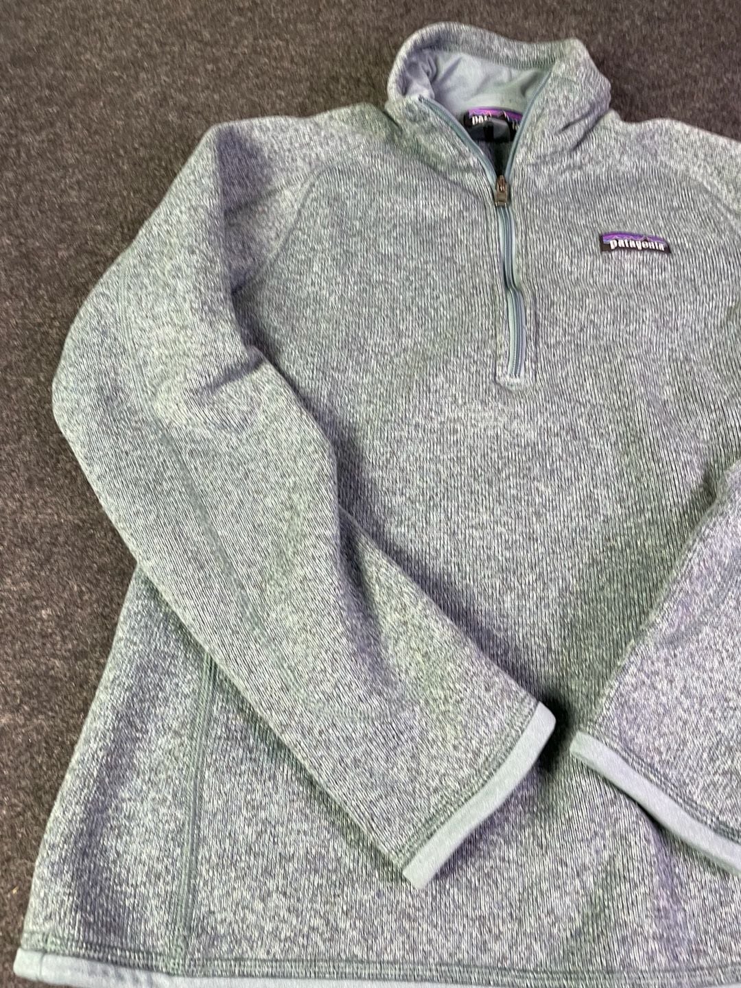 Patagonia Better Sweater 1/4 Zip Size S Gray Fleece Pullover 6