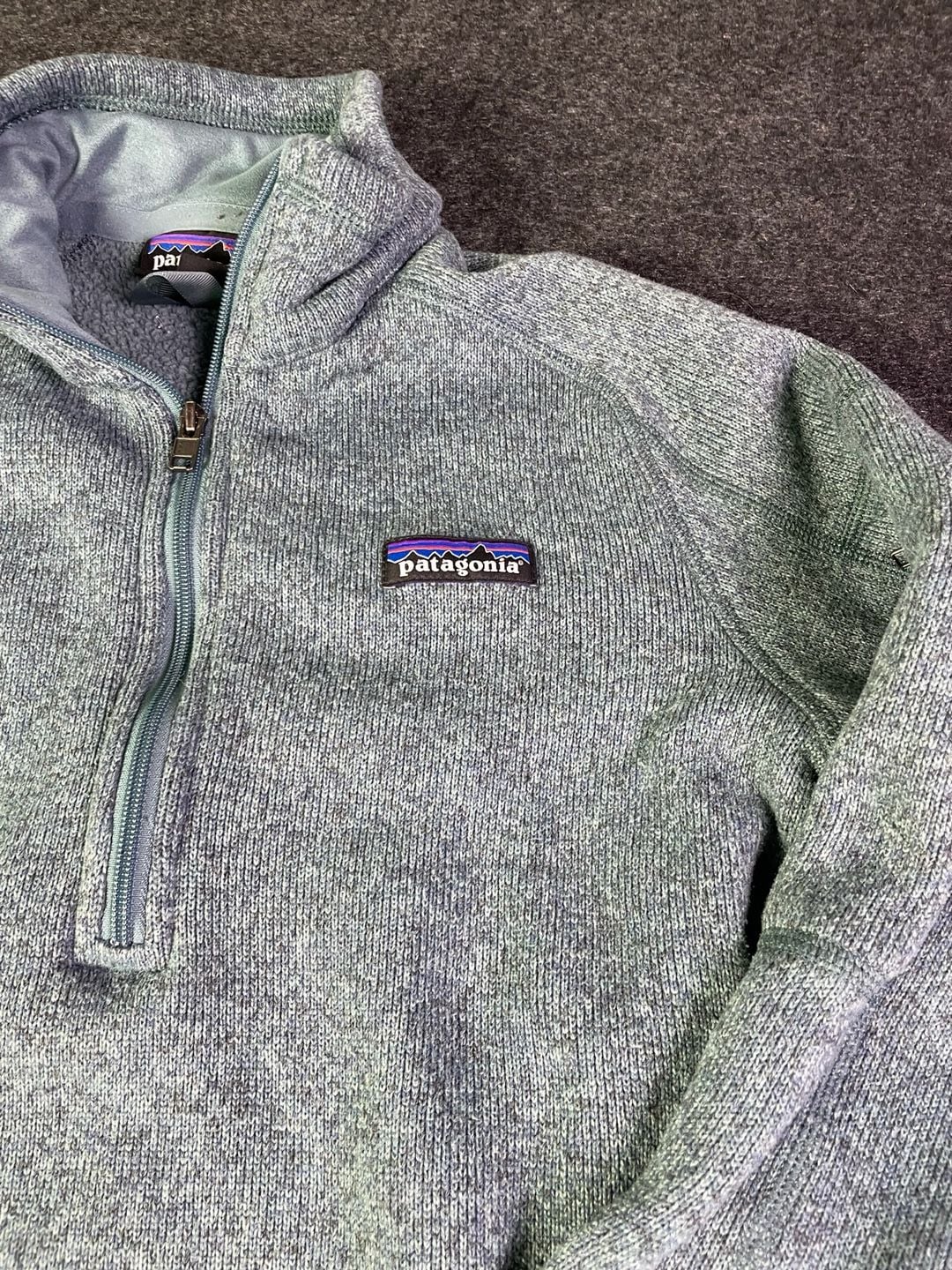 Patagonia Better Sweater 1/4 Zip Size S Gray Fleece Pullover 8