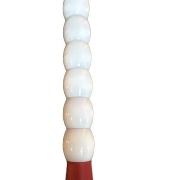 Gold's Gym Handheld Muscle Roller Stick Red White