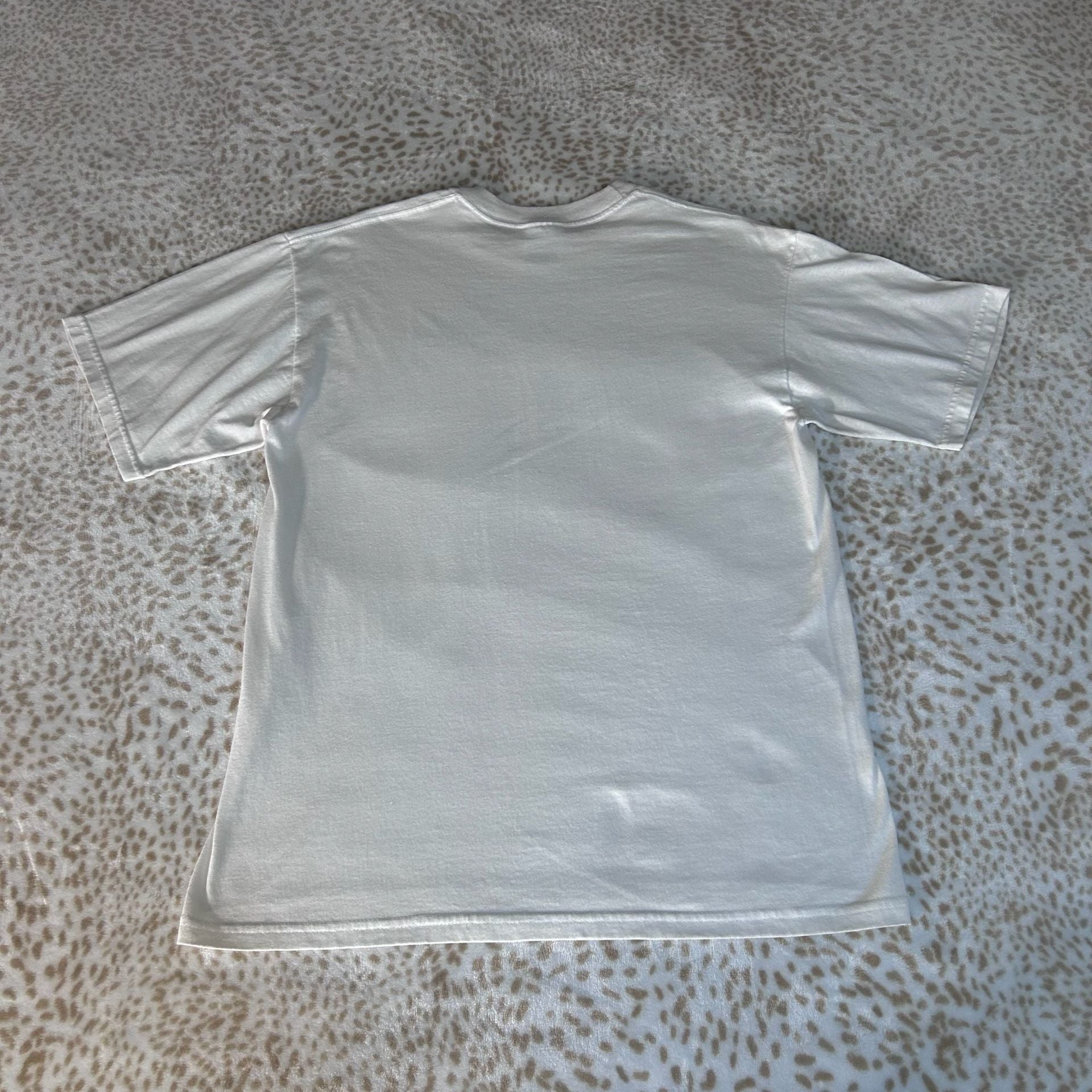 Jerzees Rhinestone Heart T-Shirt Size M White 8