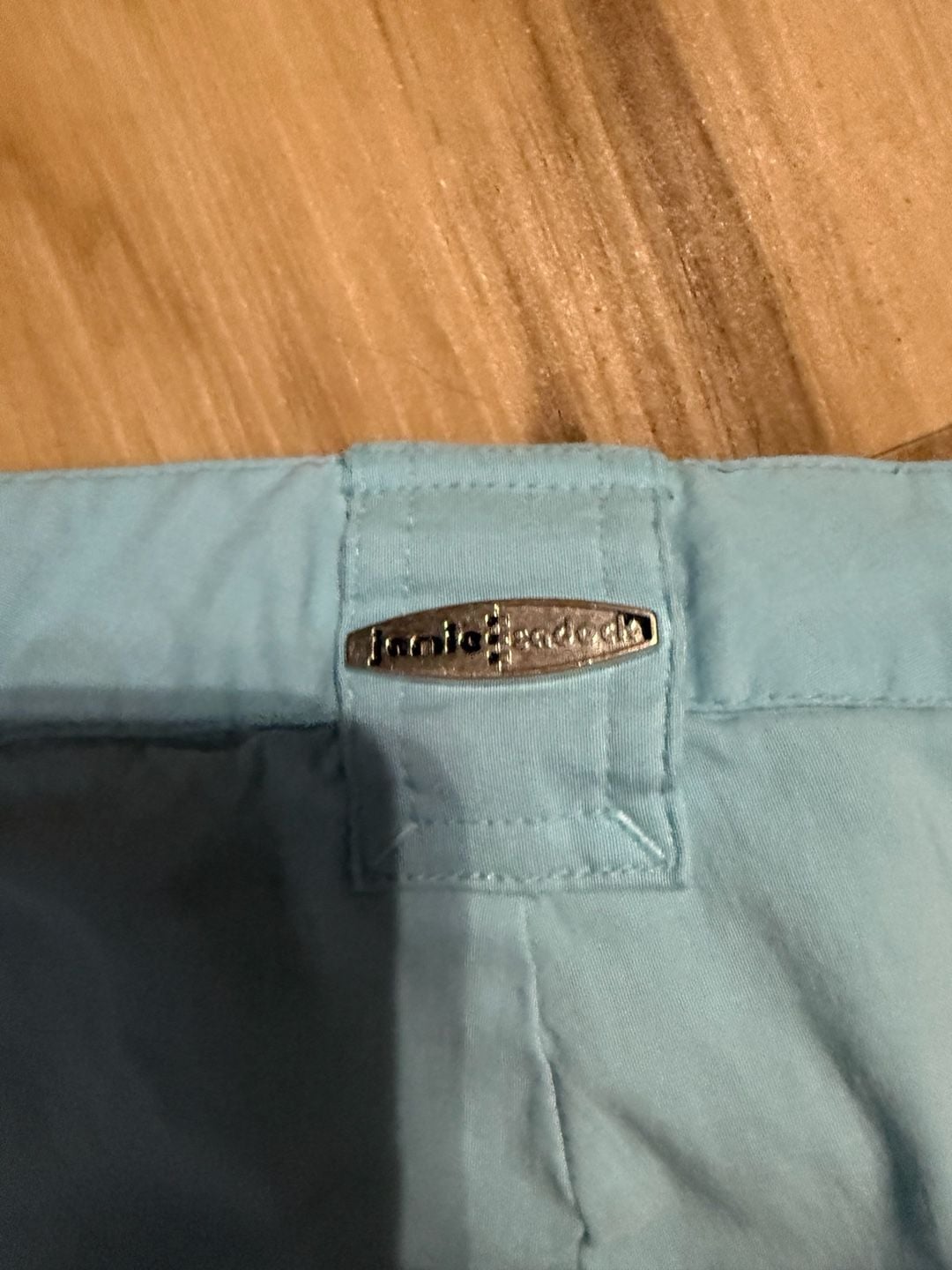 Jamie Sadock Women’s Size 8 Blue Golf Shorts Studded Zip Pockets Bermuda Stretch 5