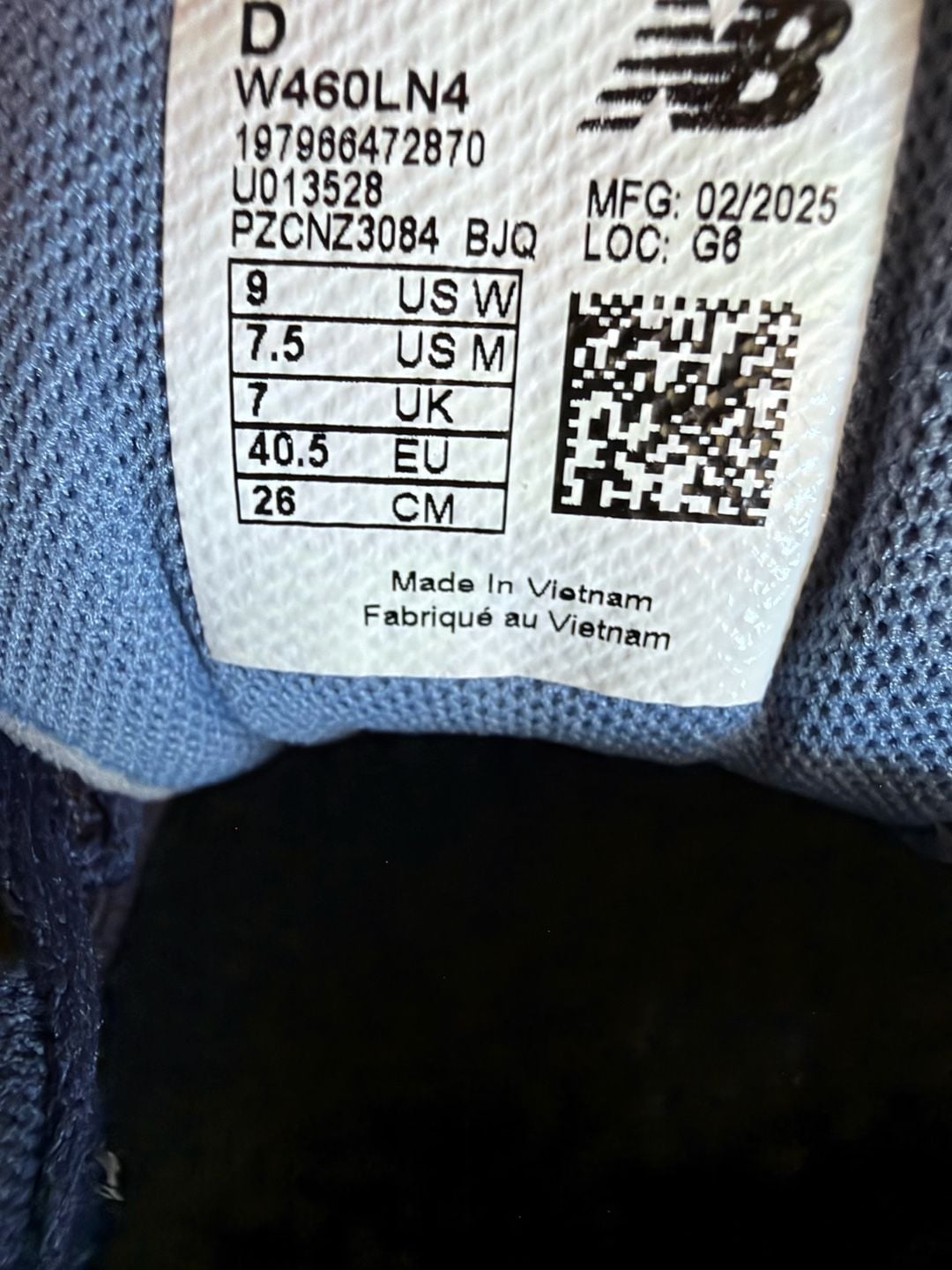 New Balance 460v4 Size 7.5 M / 9 W Navy Blue Running Shoes W460LN4 4