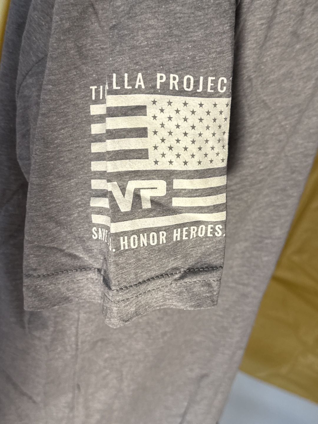 Til Valhalla Project Some Therapists Have Four Legs Graphic T-Shirt Gray 3