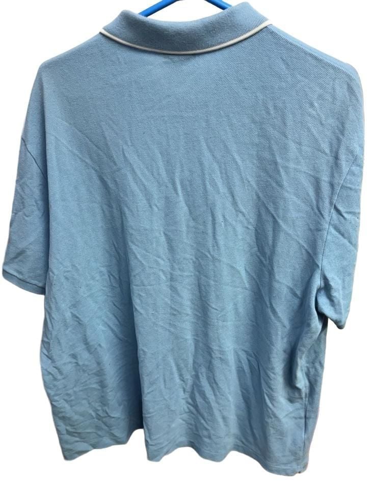 Lacoste Regular Fit Polo Shirt Size 9 Light Blue Cotton Tipped 3