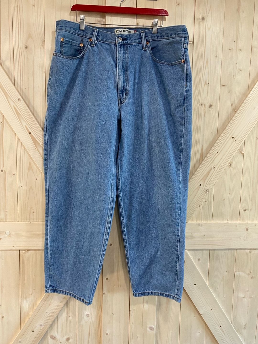 Levi's 560 Comfort Fit Jeans Size W40 L30 Blue Medium Wash Denim 2
