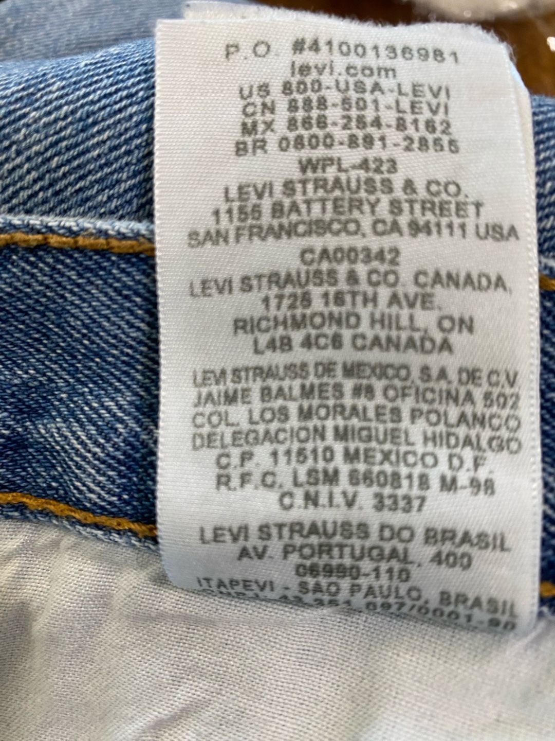 Levi's 560 Comfort Fit Jeans Size W40 L30 Blue Medium Wash Denim 10