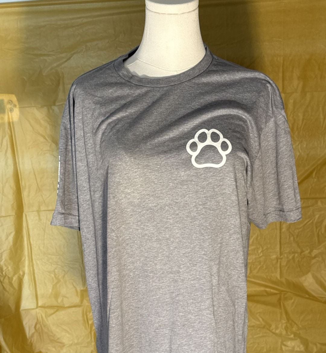 Til Valhalla Project Some Therapists Have Four Legs Graphic T-Shirt Gray 1